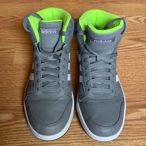 Adidas Hi Top Gray Sneakers